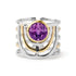 Solar Ring in various gemstones